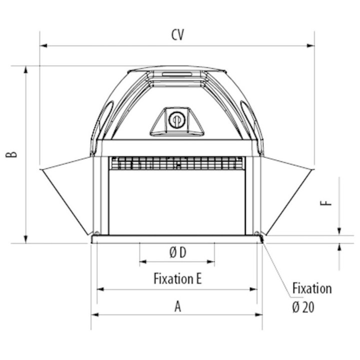 Tourelle VIM TEDV F400 355 4P Mono