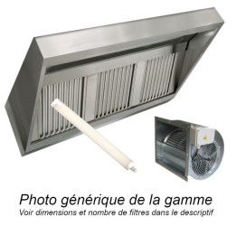 Pack hotte restauration dynamique équipée 700x800 à monter