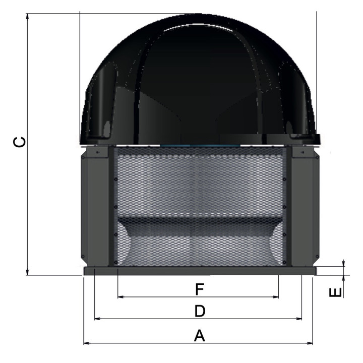 Tourelle SAFTAIR THF F400 1-3640 4P Tri