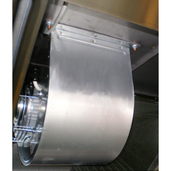 Hotte tout inox 700 x 1000 équipée