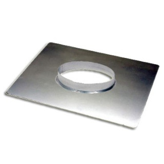 Plaque d'adaptation 400x400 avec piquage plat