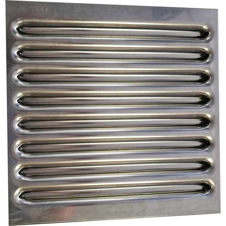 Filtre à graisse à chicanes pour hottes CHR ventilation 400 x 400 x 25
