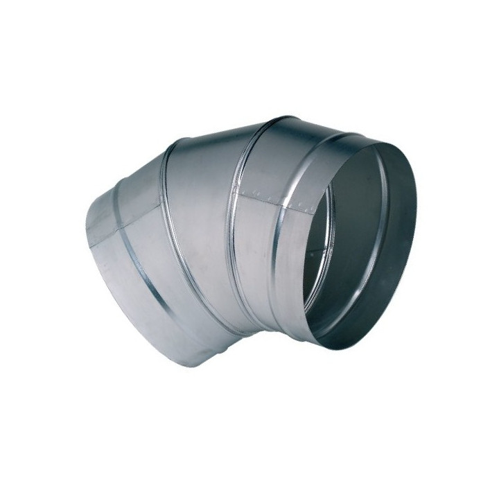 Coude galva à 45° diamètre 250 mm