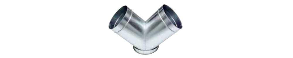 culottes à 90° pour conduite de ventilation