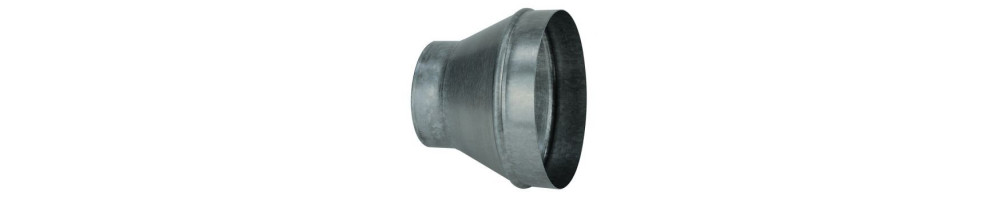 Réductions coniques concentriques pour conduite de ventilation